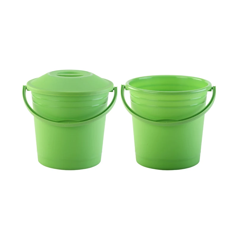 Plastic Buckets Plastic balti Hot sale! 16 liter clear plastic bucket with handle and lid for blocks and toys