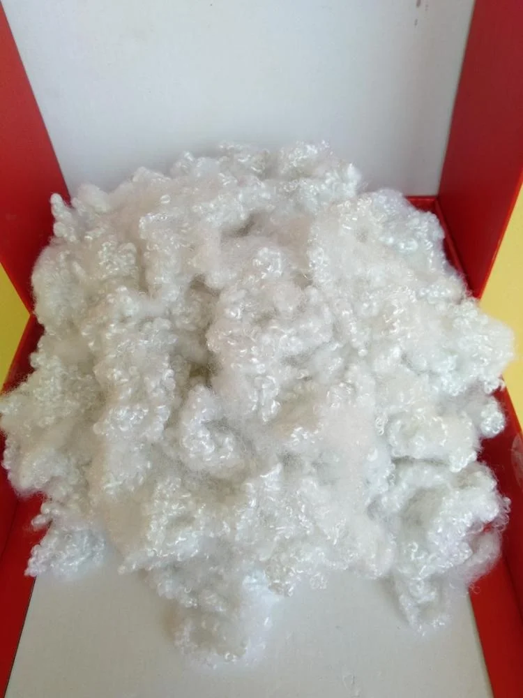 100% Polyester Staple Fiber 7D HCS A Grade Vikohasan Manufacturer and synthetic fiber and GRS recycled polyester fibre