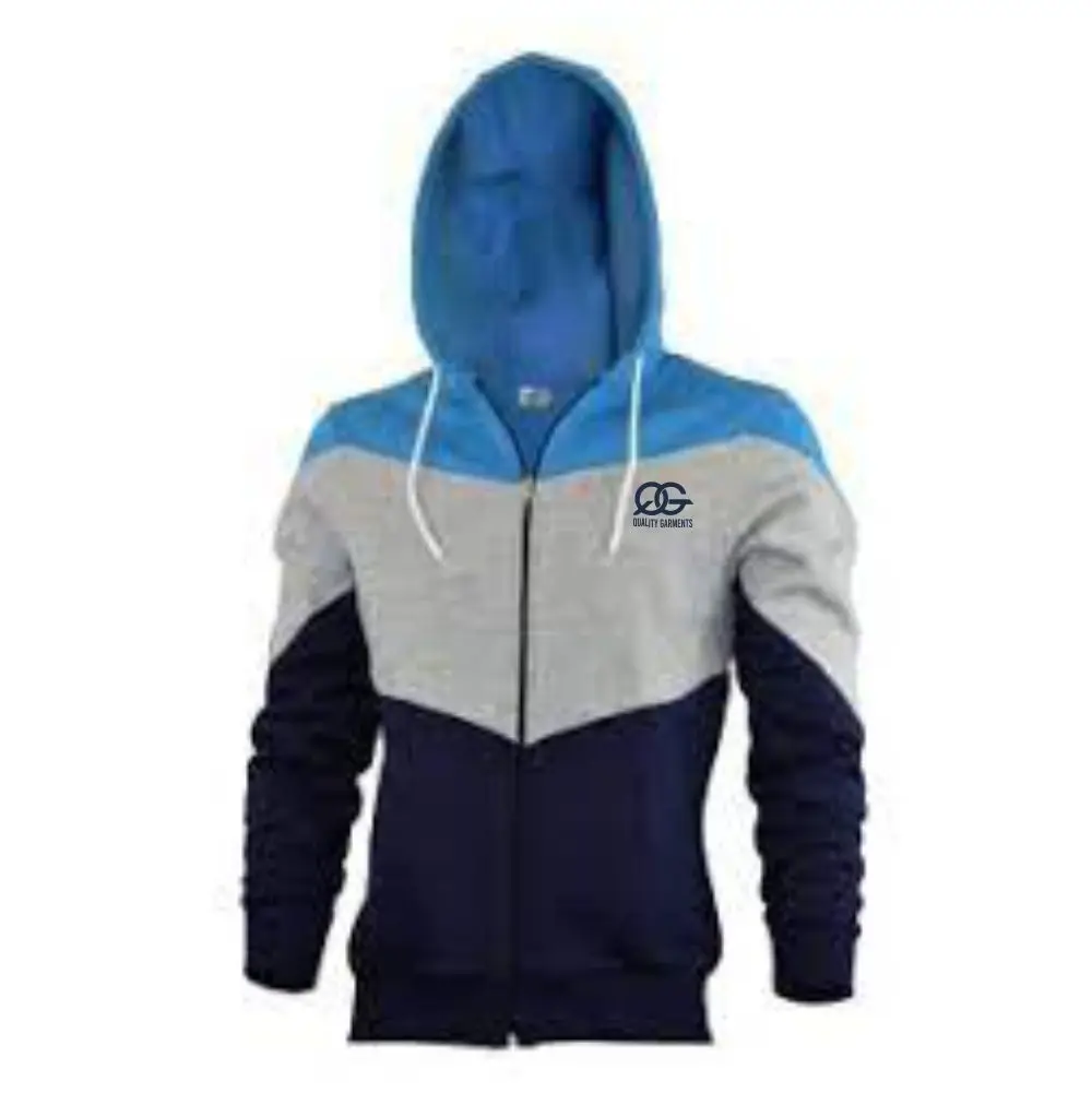 Custom Zip Hoodies with Sticker Printing