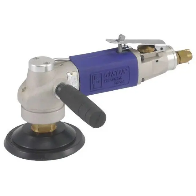 4500 rpm Safety Lever, Rear Exhaust Water Wet Air Polisher Sander