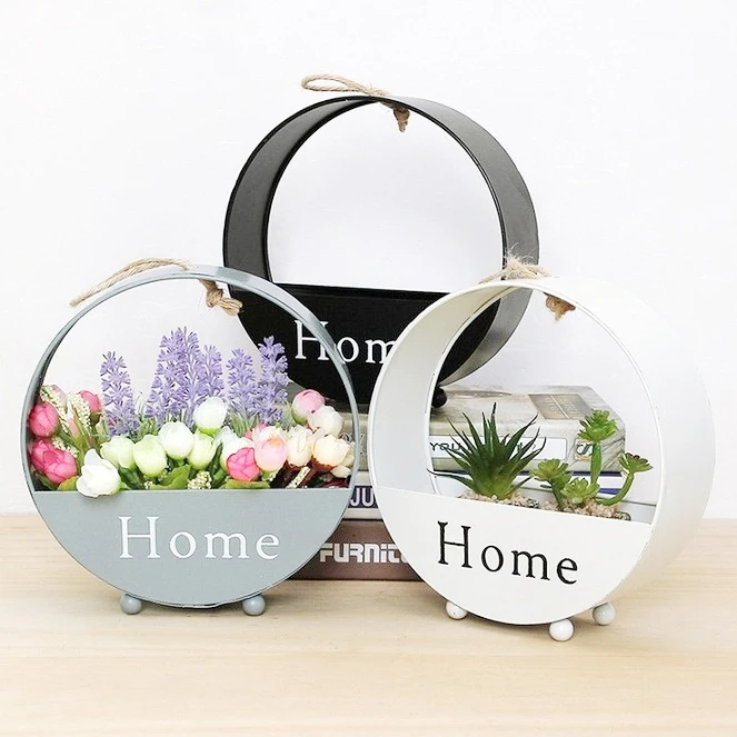 Металлические железные горшки для цветов, горшки для растений, черные металлические горшки для цветов, садовая полка для цветочных растений с подставкой