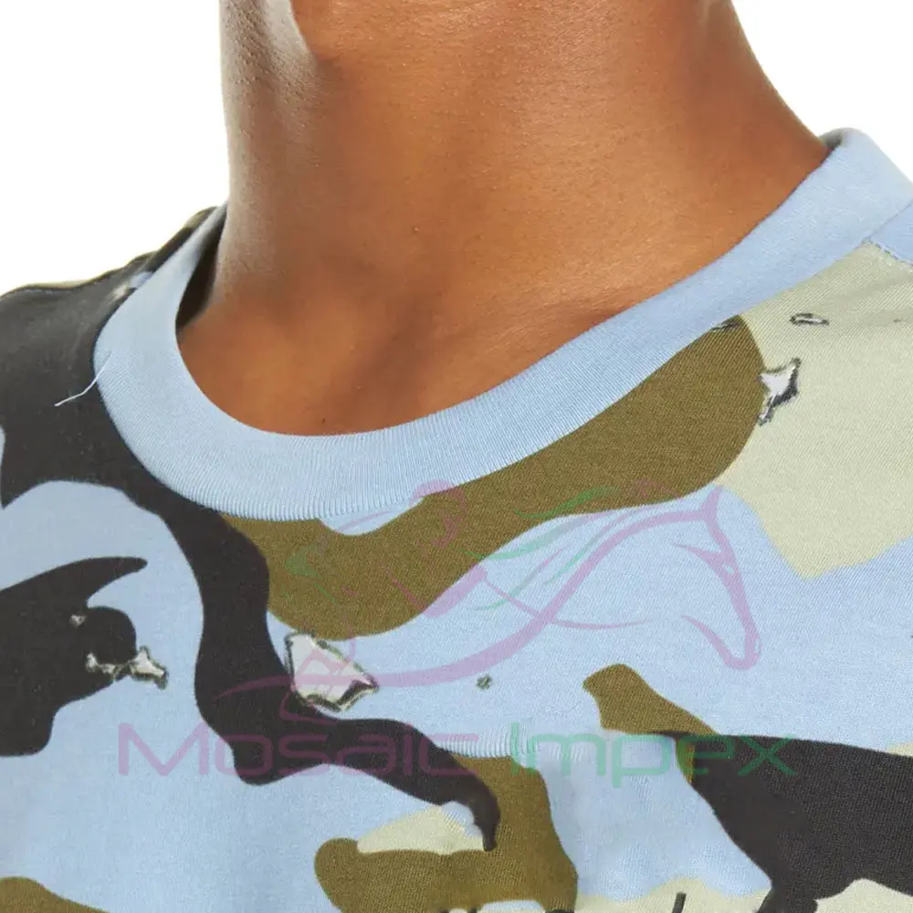 Мужские футболки из 100% хлопка с мозаикой