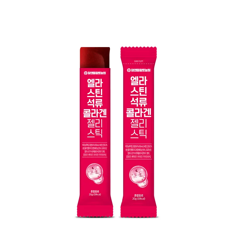 
Premium Elastin Low Molecular Fish Collagen Pomegranate 93.2% Stick Jelly Korean 