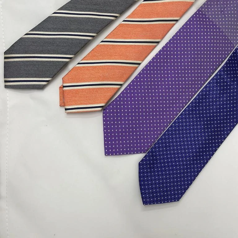 Fashion silk ties - Made in Italy -  100% Pure Silk - Patterned ties  Square pockets - Bow ties - Luxury fabrics