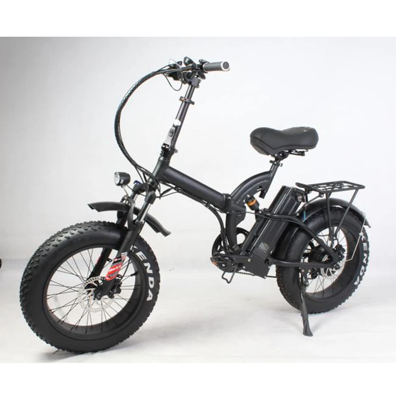 Складной электрический велосипед с полной подвеской, напряжение 48 В, мощность 500 Вт, мощность 20 дюймов, 48 В, 500 Вт