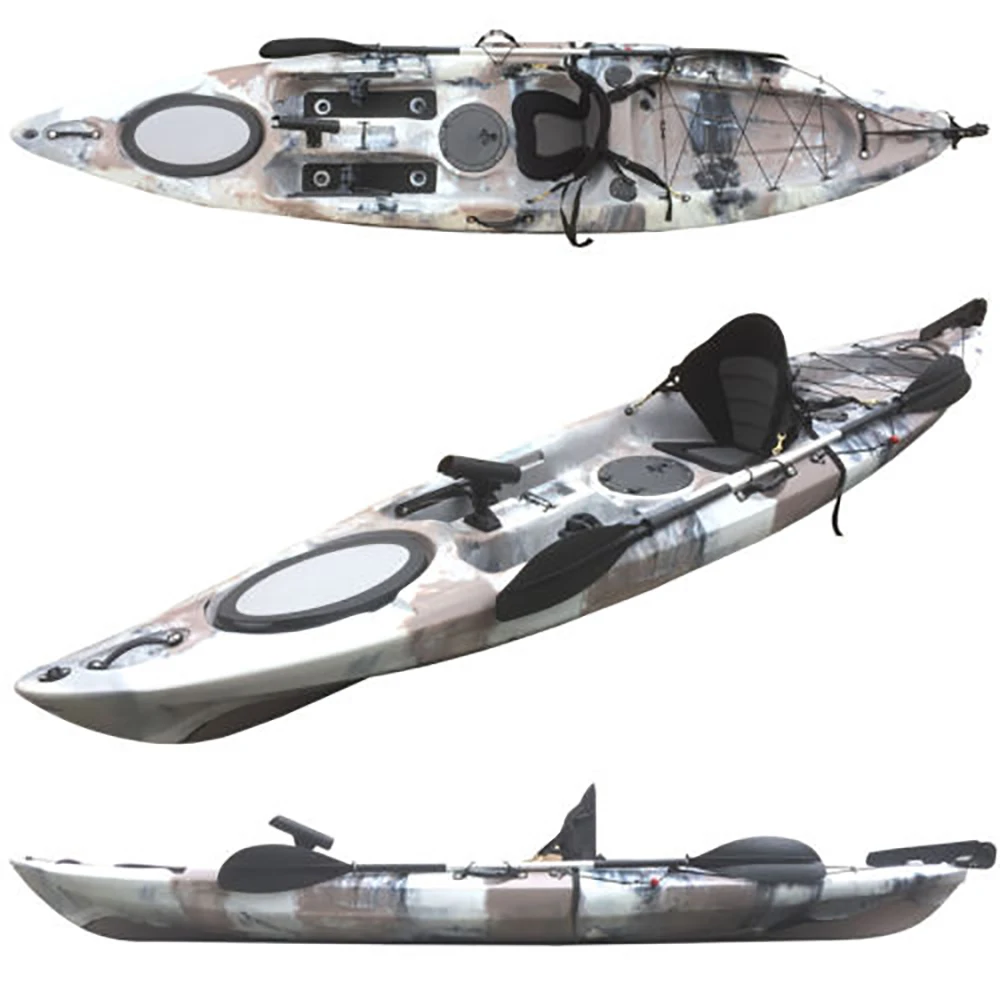 
Pedal Drive Fishing Kayak with Ice Box 
