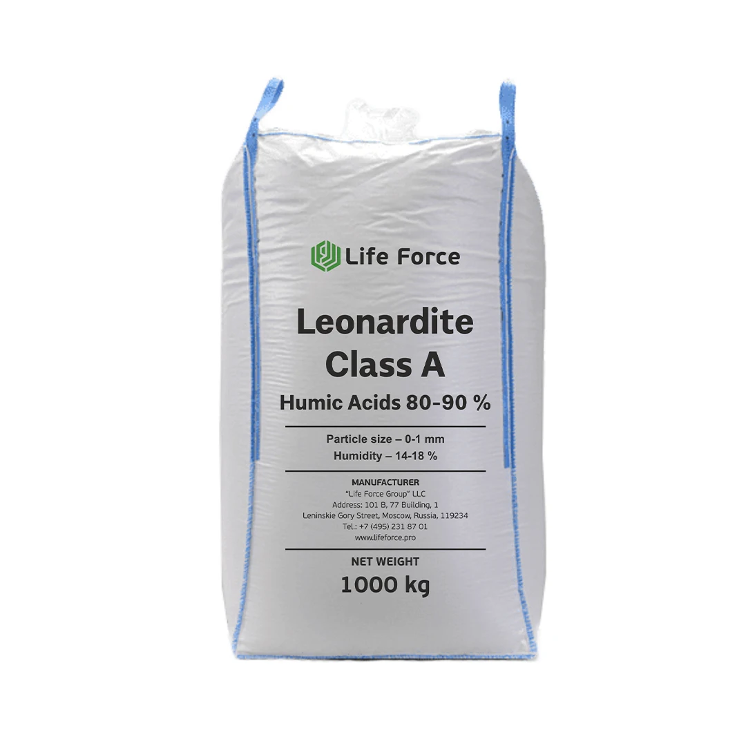 Humic Acid Powder Humic Acid Fertilizer Leonardite Class A Life Force SL 105/1000 Natural Product From Siberia Agriculture Grade