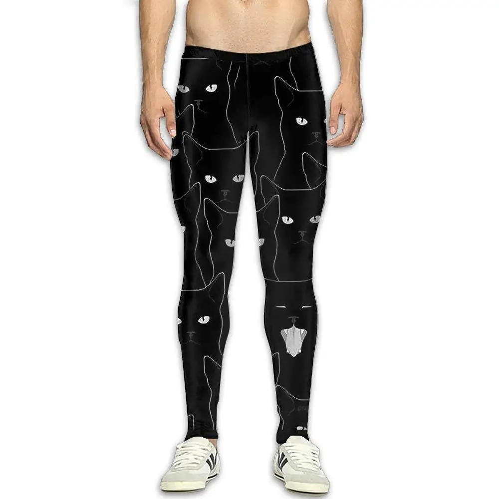Hot Selling Trending Customized Panel Men Leggings Fitness Wear Compression Pants Sustainable Seamless Tights For Men