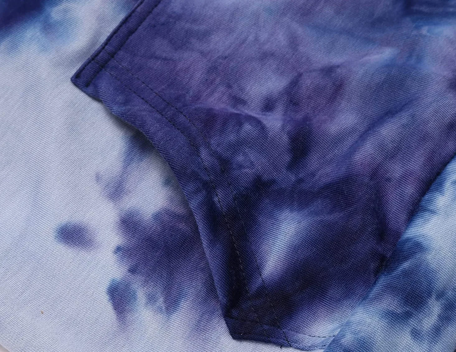 Girls Tie Dye Hoodies Sweatshirts Loose Casual Long Sleeve Pullover Hooded With Pockets Women Tie Dye Hoodies