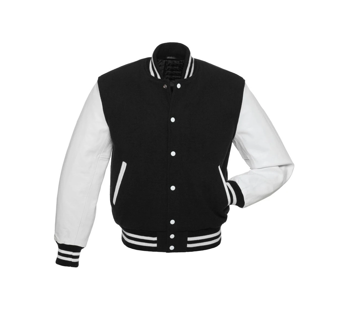 Custom Made Varsity Jacket Custom Your Logo Cotton Fleece Zipper Up Pattern Printing Outdoors Jacket