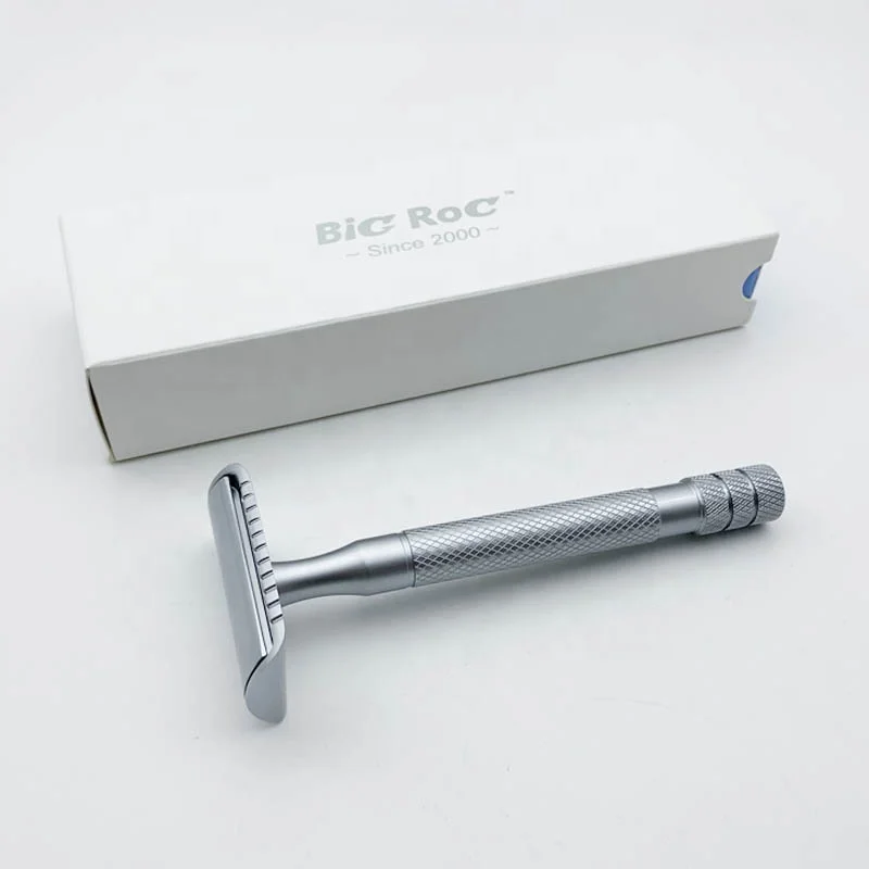Matte Silver Wet Shaving eco friendly enviroment protect face razors safty razor