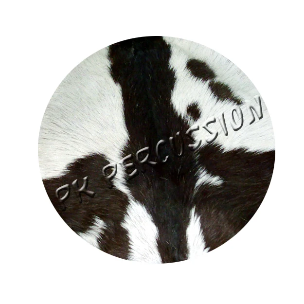 Барабанная головка из козьей кожи с волосами