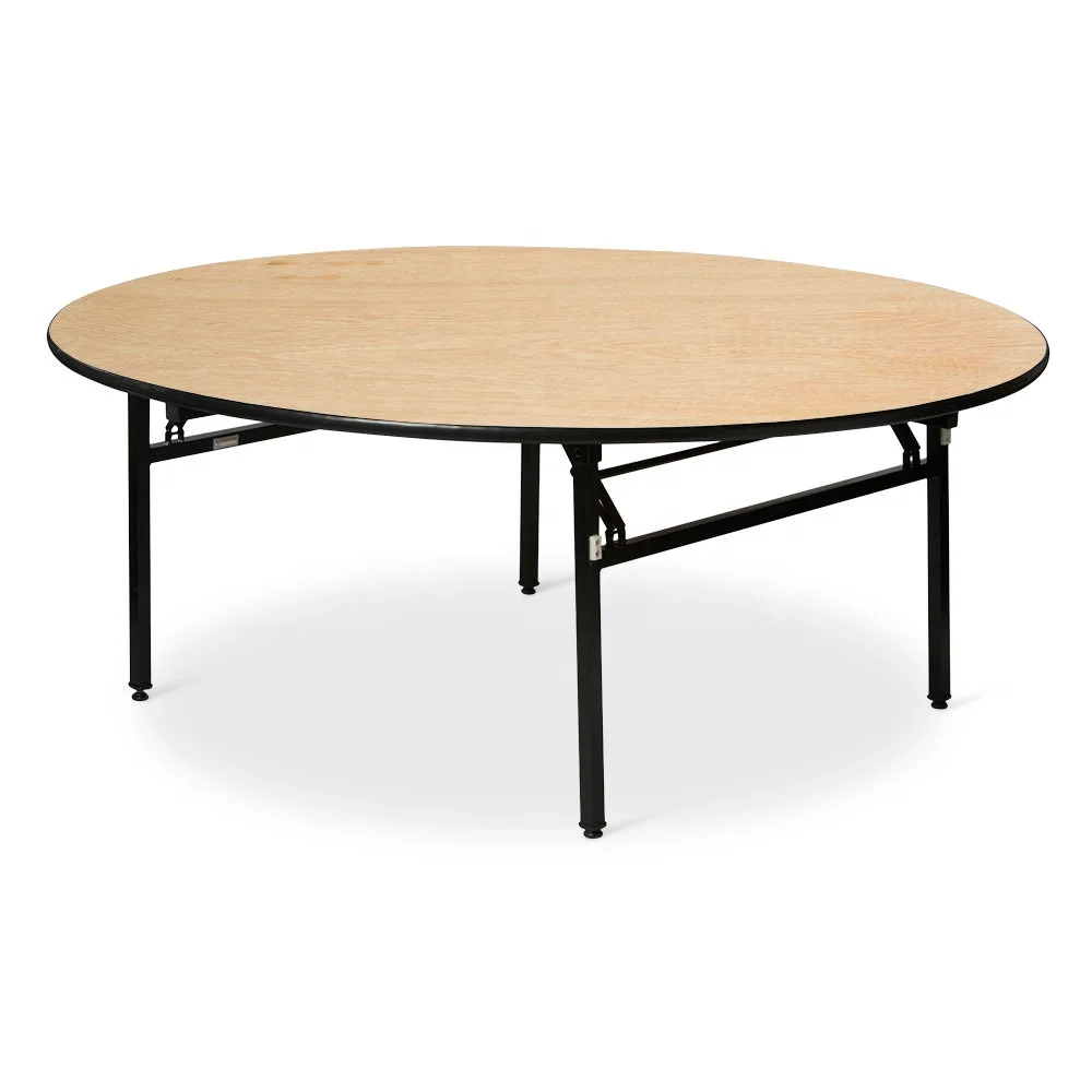 Hotel Restaurant Dining Table Folding Design Banquet Round Rectangular Table