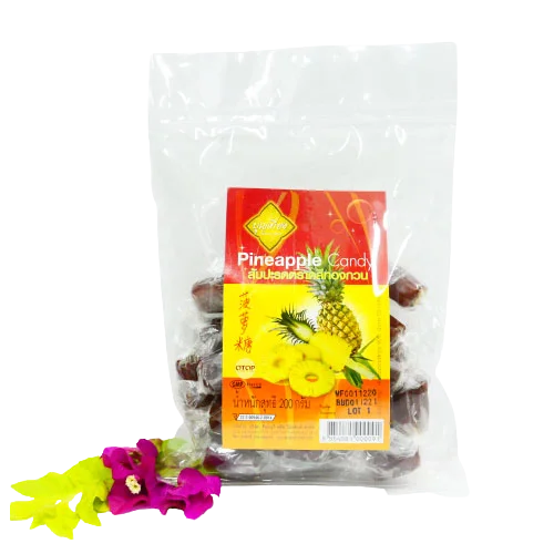 100% натуральные премиум-товары из ананасовой пасты, хорошее качество, жевательные Фруктовые Конфеты