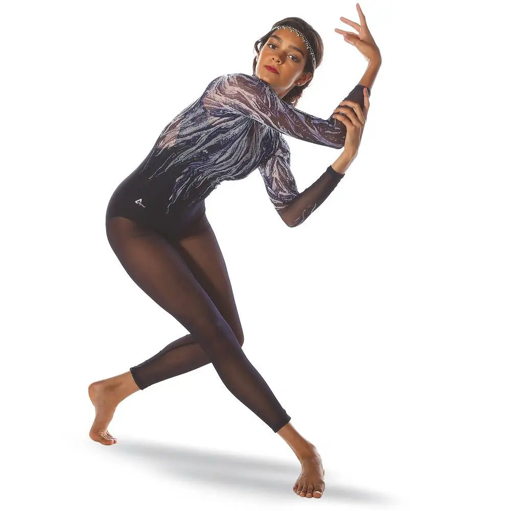 Высококачественная гимнастическая одежда для девушек из полиэстера и спандекса