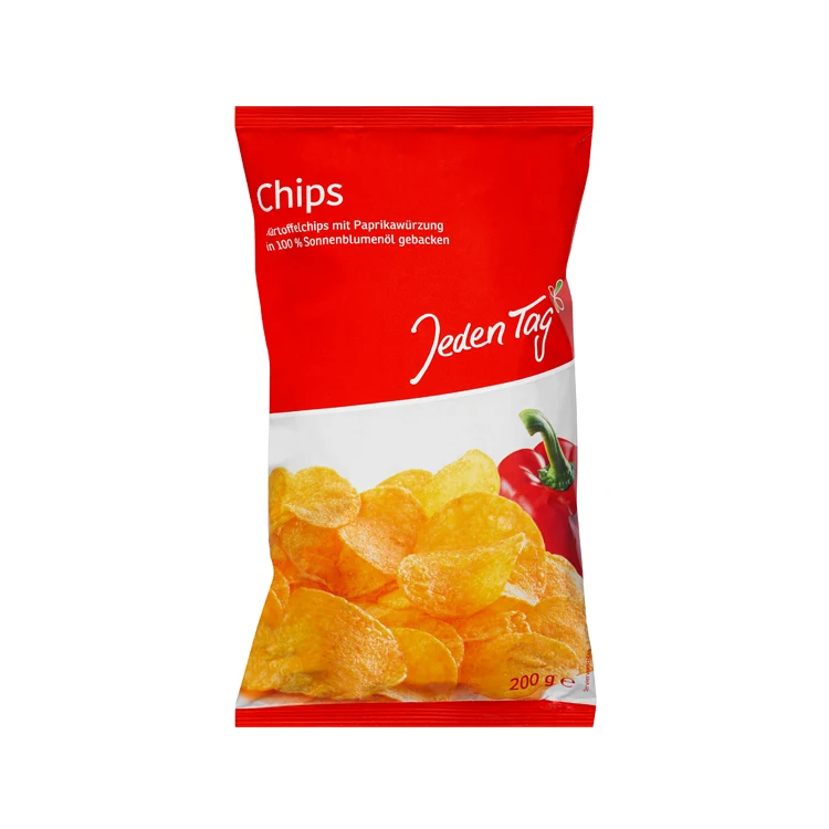 Сделано в Германии, подсолнечное масло, чипсы Paprika, 200 г, без усилителя вкуса