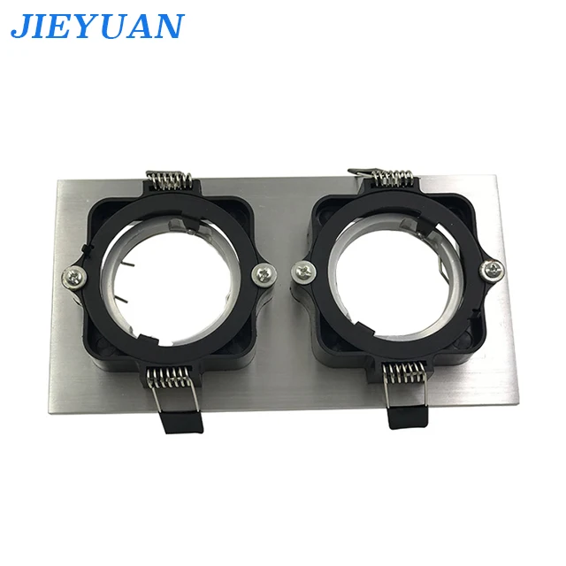 
Modern Modular Double Head LED Grille Light Aluminum Square Panel Lamp Body Adjustable Ceiling Spotlights For Home,Hotel 