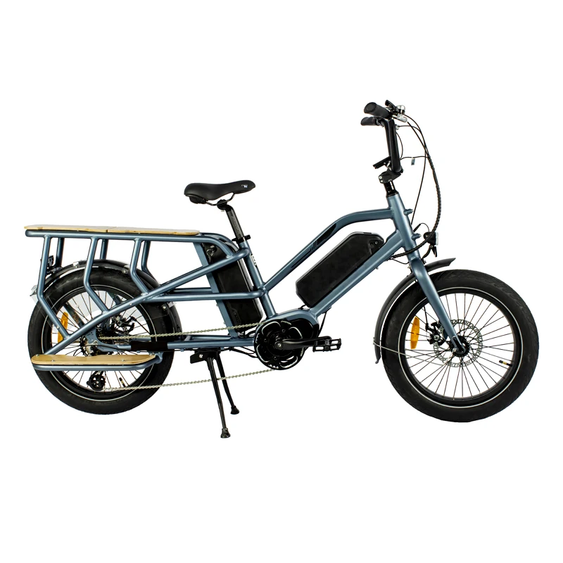 Электрический велосипед с двойным аккумулятором 48 в 30 Ач для доставки зарядки двигателем bafang 500 Вт средний привод электрический