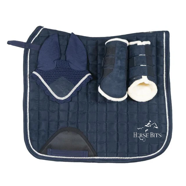 Perpule Color Saddle pad sets, Hologram saddle pad sets, different colors saddle pad sets/ Dressage/ Jumping saddle pad sets