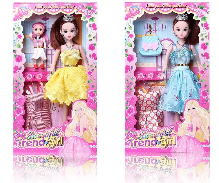 Акция модная кукла игрушка для девочек игрушечный домик наряд красивая милая девочка с домом рождественский подарок