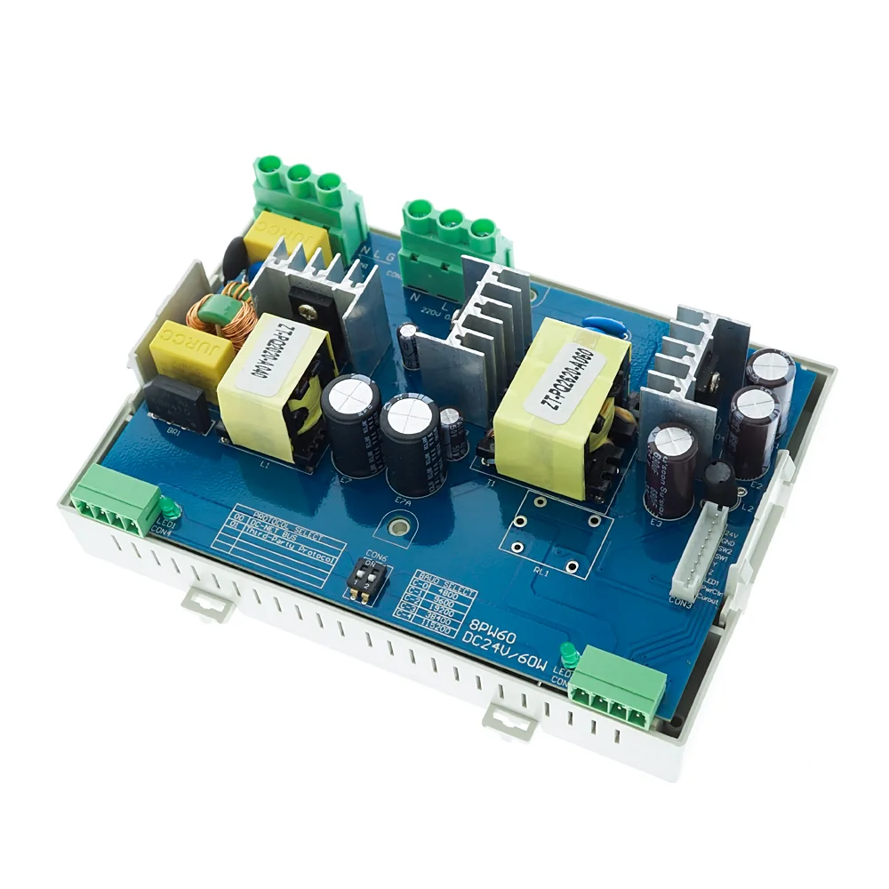 Easy Installation DIN Rail 24V DC Power Supply Module Applied in DALI Gateway