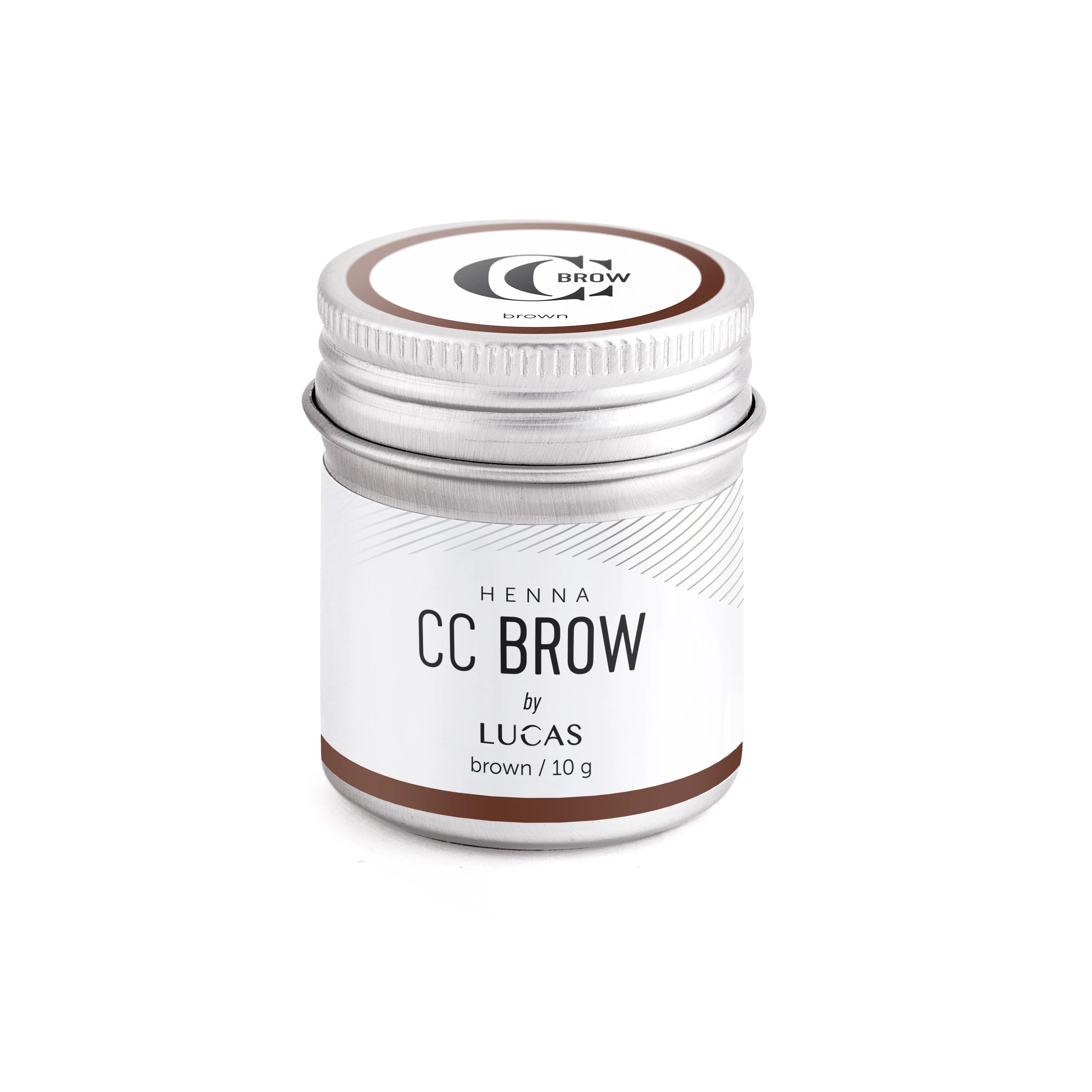 Brow henna powder organic, black, 10 gm Jar