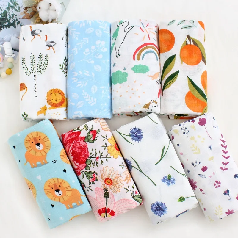 2020, 100% органический хлопок, однотонное детское одеяло для пеленания из муслина, Летнее Детское Одеяло