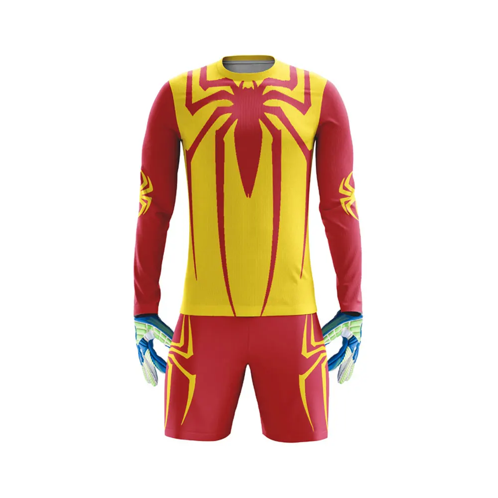 Wholesale Top High Quality Custom Soccer Goalkeeper Uniform / Team Soccer Sublimated Goalkeeper Uniform / Long Sleeves Jersey