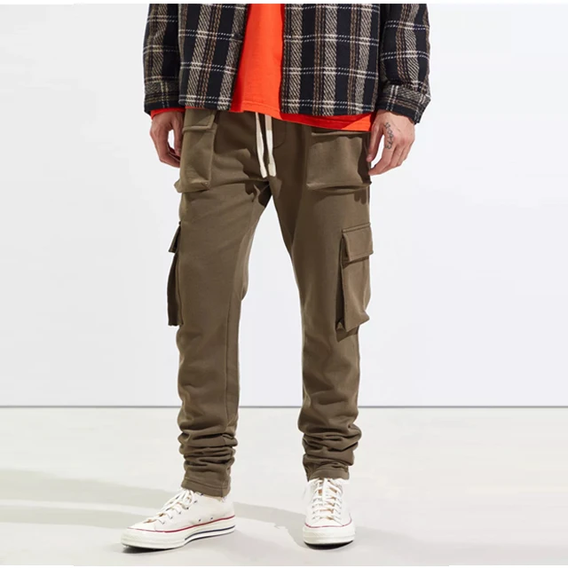 Reflective men cargo pants Buy Cargo Jogger Pants Men Pockets Loose Hip Hop