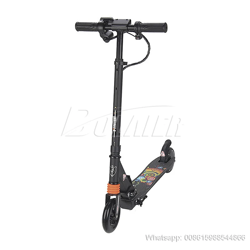 180w 2 Wheel Kids Electric Scooter Boys Motorized Scooter For Kids 10+  Battery