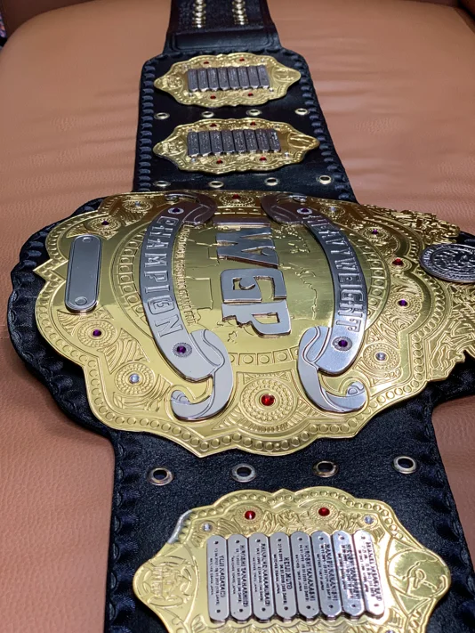Universal Championship wrestling Belt Adult Size Wrestling Title belt custom brass plates