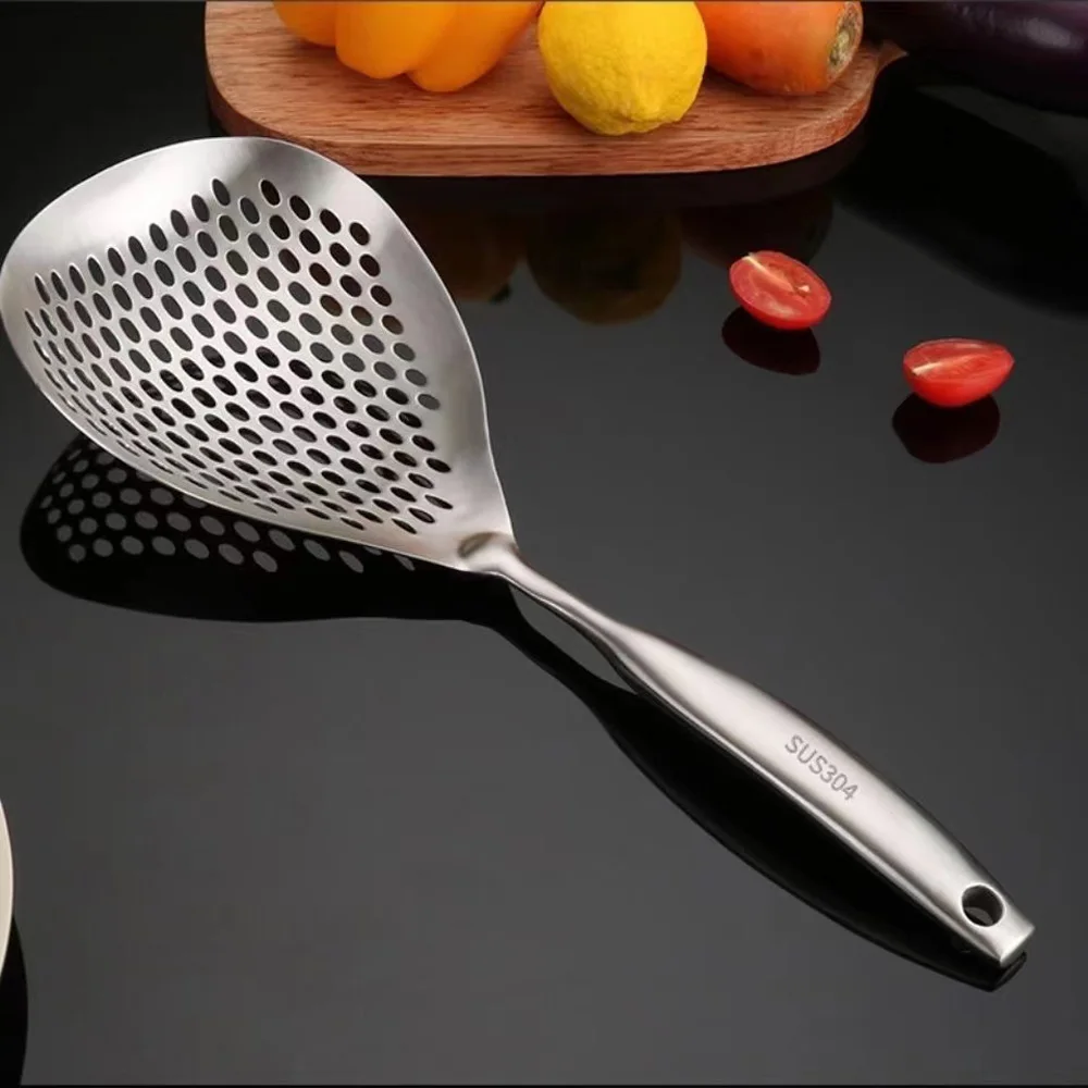 Дуршлаг из нержавеющей стали 304 в японском стиле для лапши, анти-ожога, удлиненная сетка, бытовой слив, слив жареных предметов