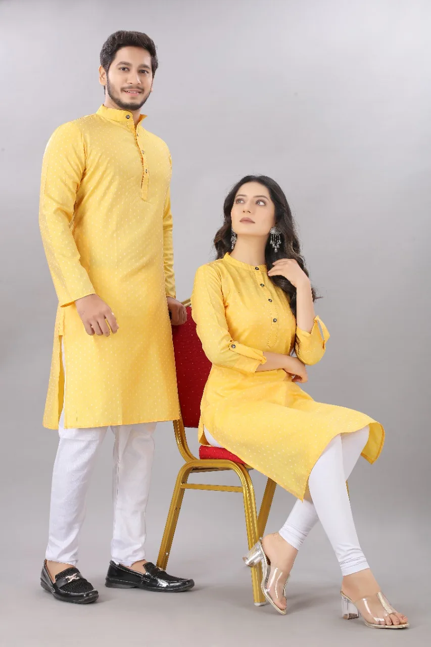
SHAYONA COUPLE KURTA for gir and men women for party with occasion wear cloths Best Price 