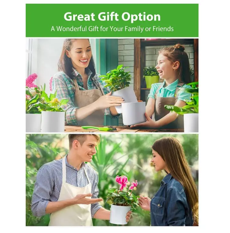 Лидер продаж прочные пластиковые горшки для растений с дренажными отверстиями садоводства украшение улицы и помещения низкая цена