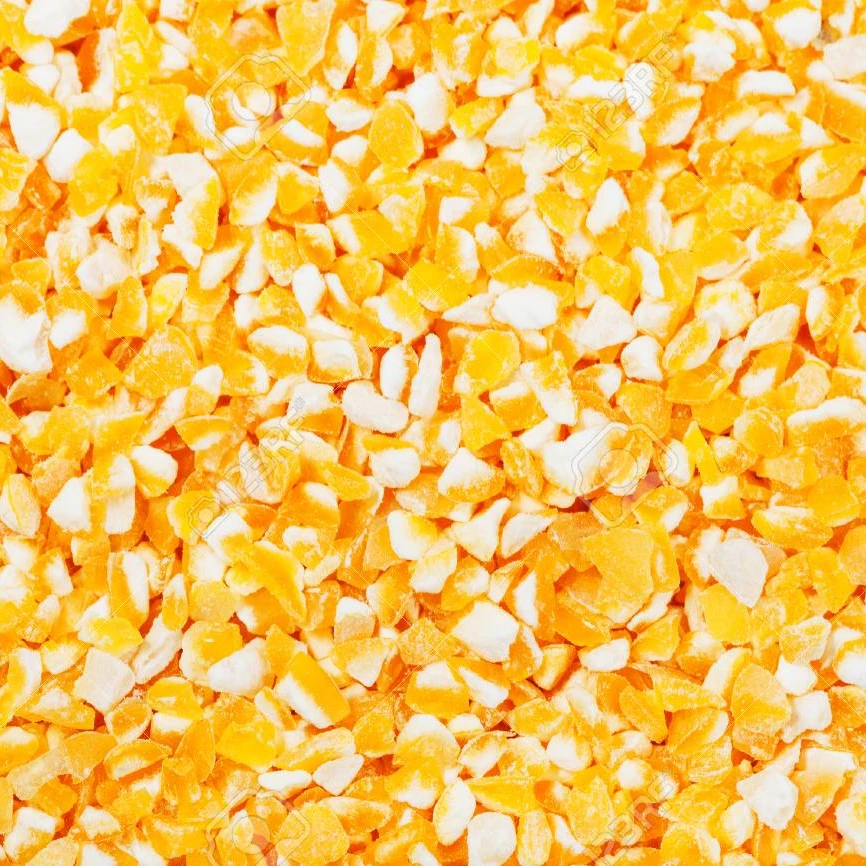 Dried Cracked/Broken Yellow Maize/Corn, Non-GMO, Fit for Animal Feed