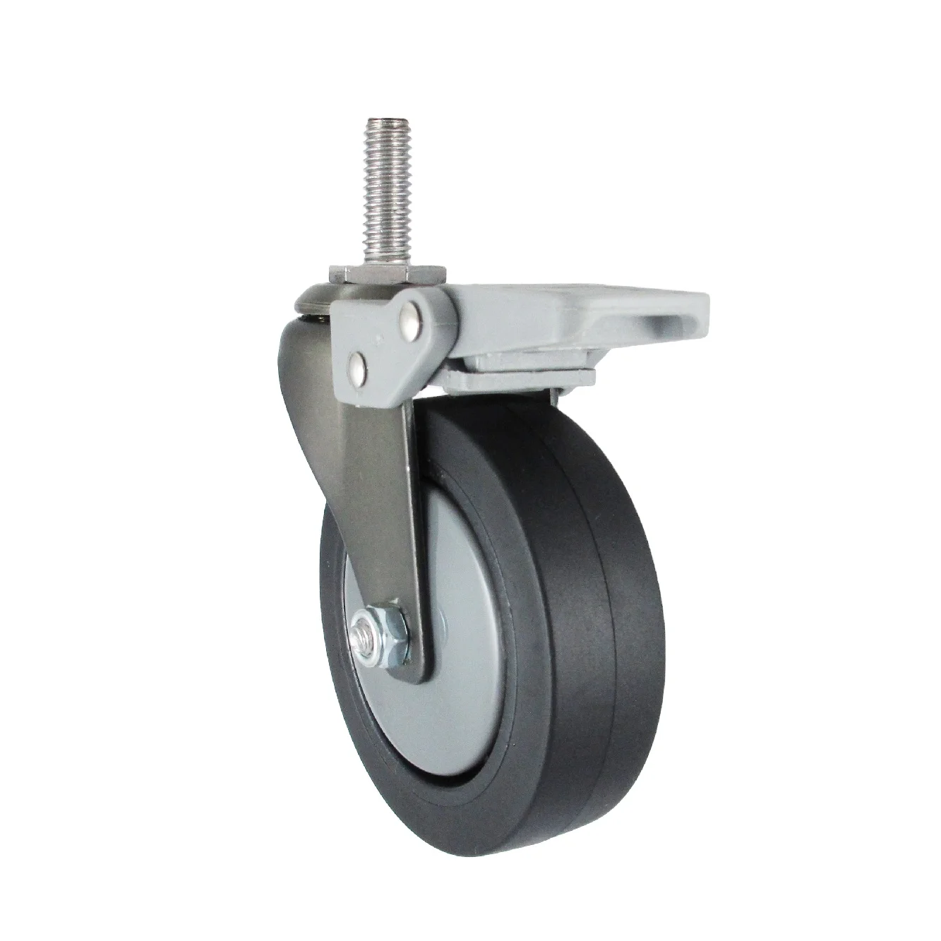 Locking Caster Rubber Wheel