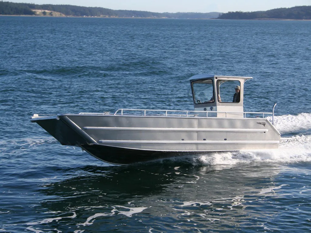 
30ft aluminum fishing boat recreational and cargo transport landing craft for sale 