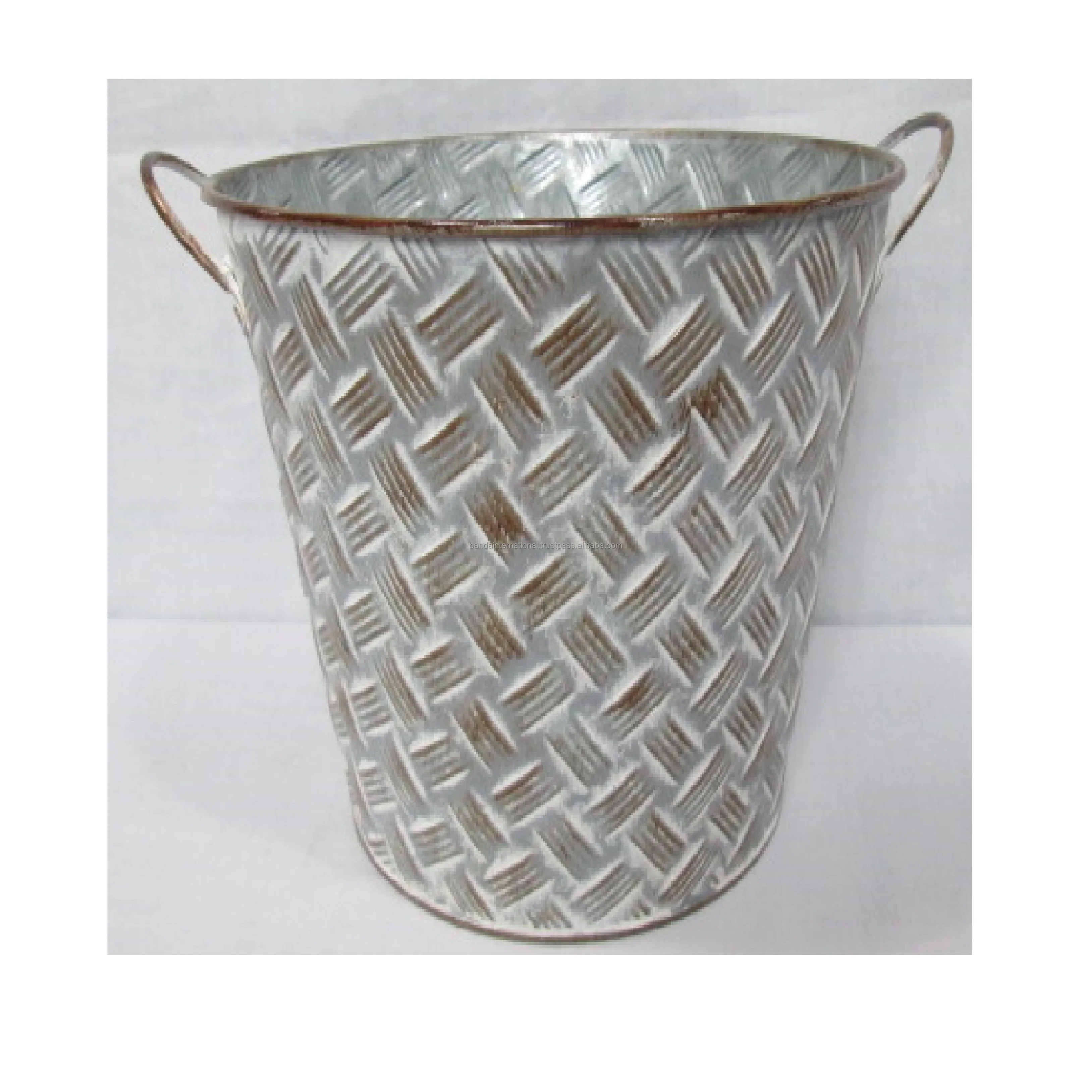 Garden Planter Large High Quality galvanised gardening Tree Planter Indoor And Outdoor Decorative Flower Planter garden supplies