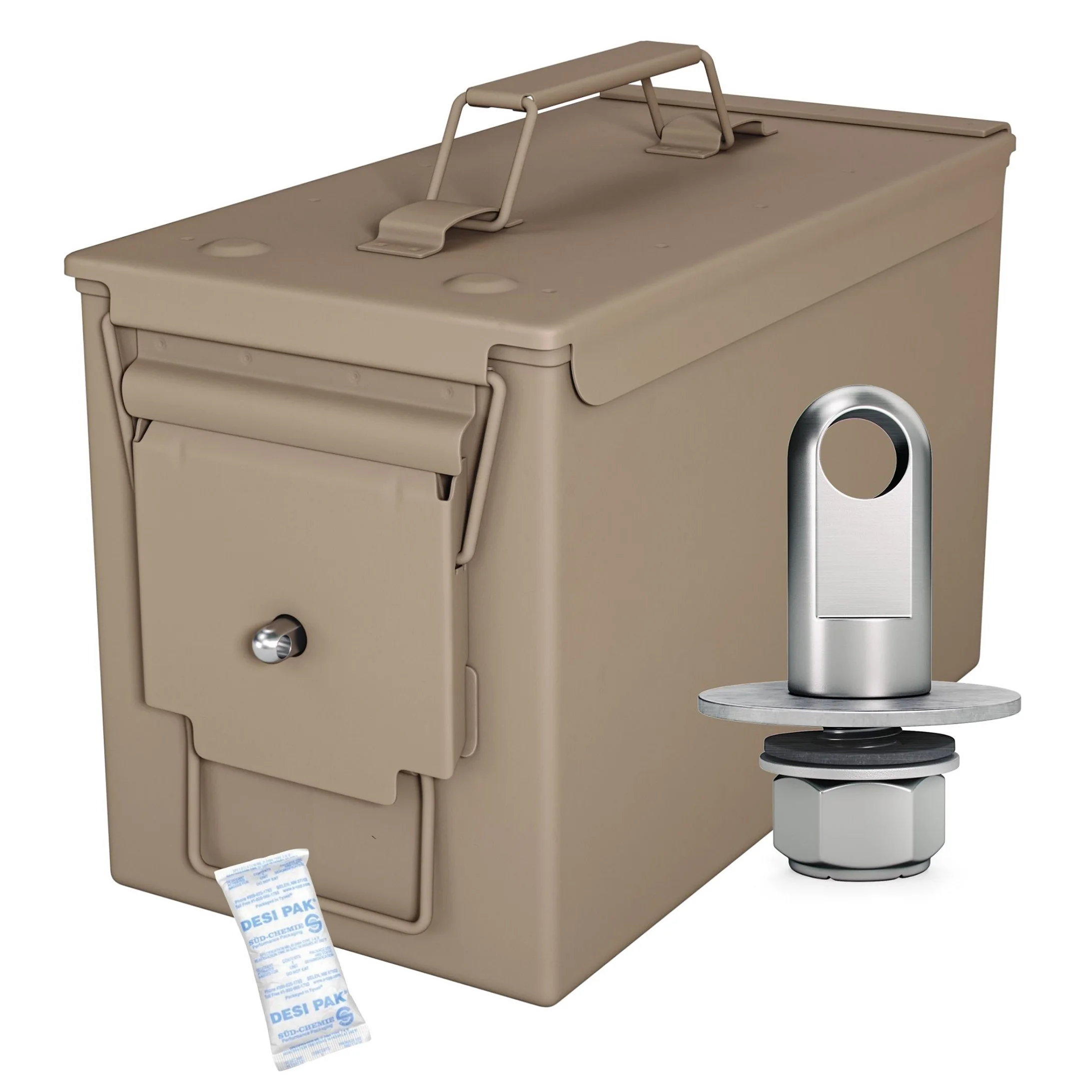 FDE Brown Locking  Pre-Installed Lock Kit By Solid Tactical