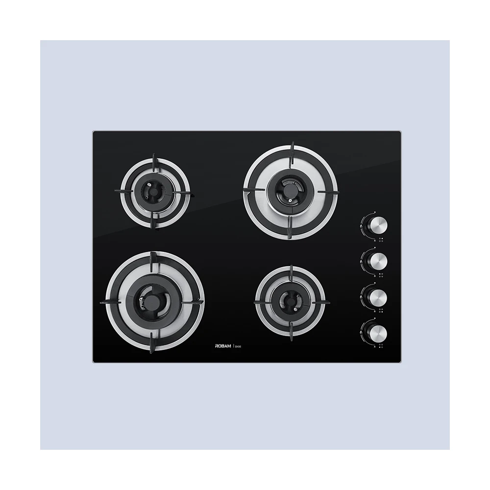 Modern Novel Design Built In Gas Stove 4 Burner With Oven Apartment Size Stove B23