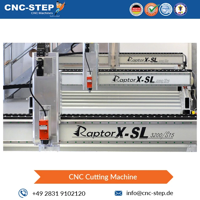 High German Quality Durable CNC Cutting Machine RaptorX-SL2200/S20