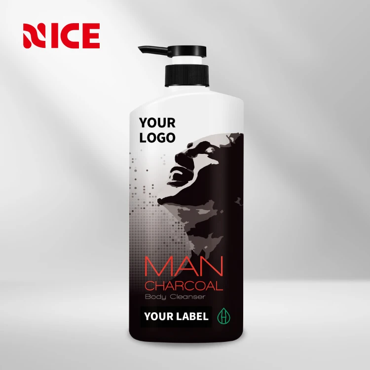 
Anti Odor Oil Control Bamboo Men Organic Charcoal Body Wash Shower Gel 