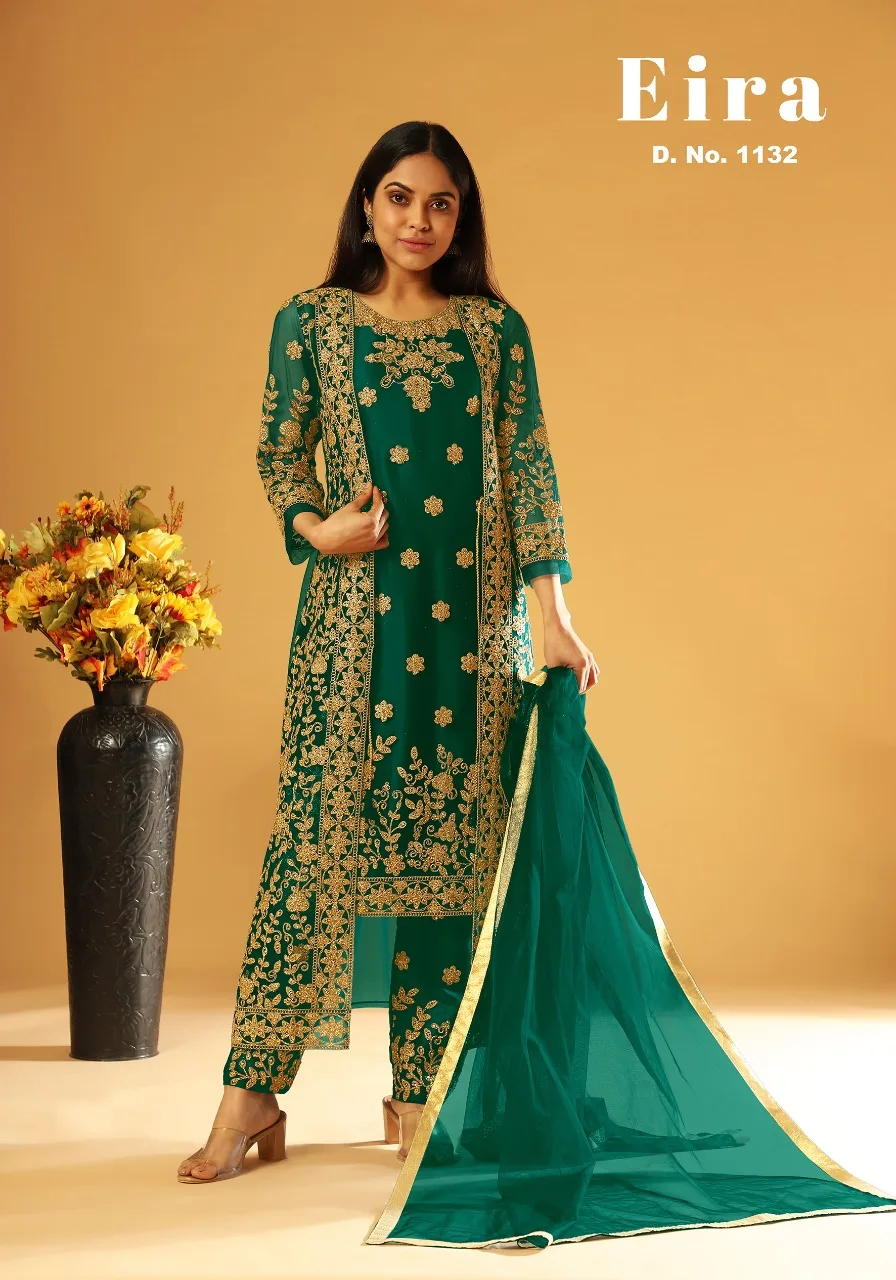 New Arrival Heavy Embroidery Full Stich Bridall Dress Wedding Dresses Churidar Anarkali Churidar Blue Suits Low Price India 2022