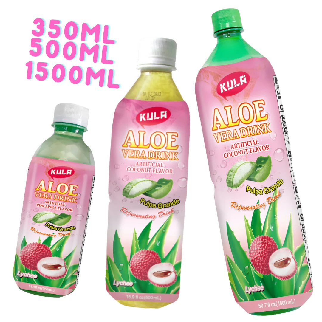 KULA PET Bottle 500ml 1500ml Aloe Vera Drink