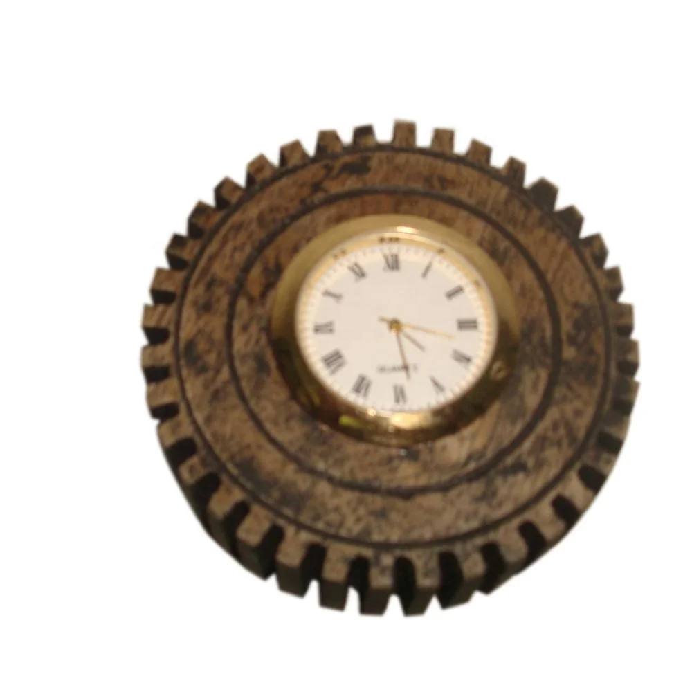 Red Color Valentine Gift Barrel shape Paper Weight size fashionable trending design new customized shaped Table Clock