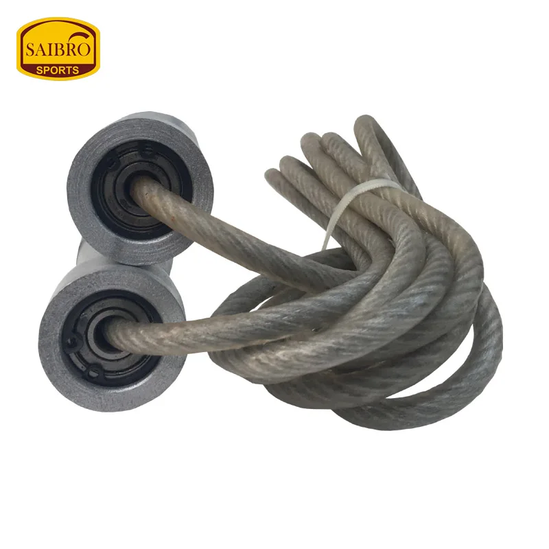 Steel Cable Wire Skipping/Jump Rope Great for boxing, speed and fitness training ,Tangle-Free Skipping Rope
