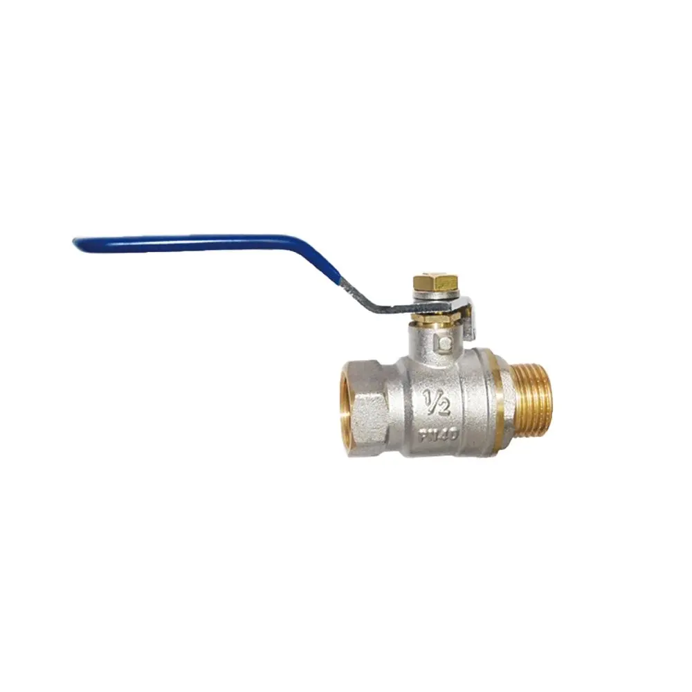 OEM CW 617 brass ball valve DN15 - DN50 PTFE gasket wholesale manufactured