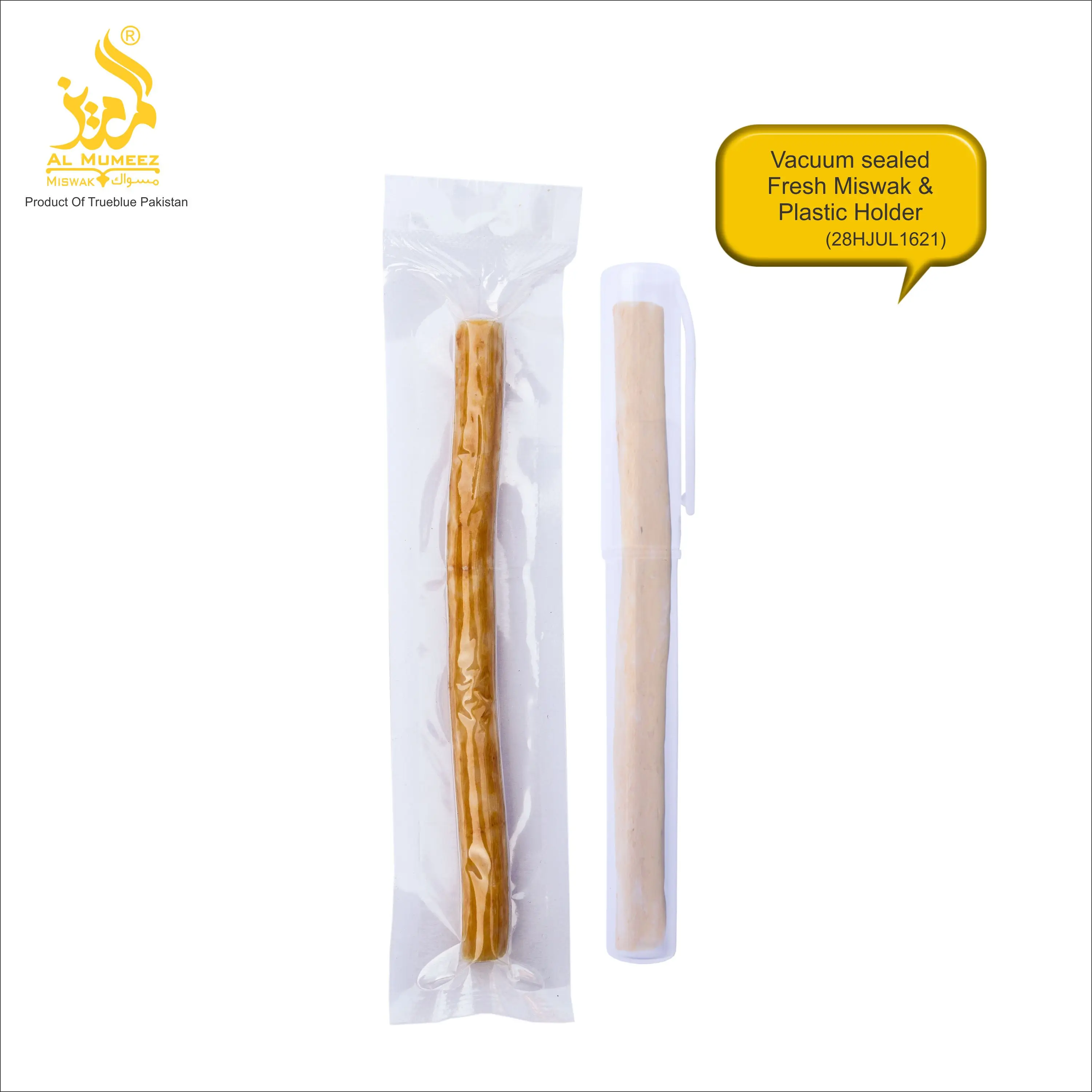 HOT SALE PLASTIC HOLDER/CASE FOR BEST QUALITY VACUUM PACKED MISWAK/SEWAK/SIWAK/NATURAL TEETH CLEANING STICK TRAVEL  TOOTHBRUSH