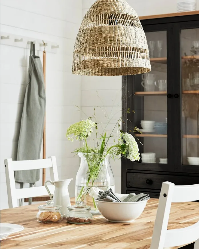 Best deal cheap price ceiling lamp cozy luxury seagrass lampshade natural durable seagrass pendant light