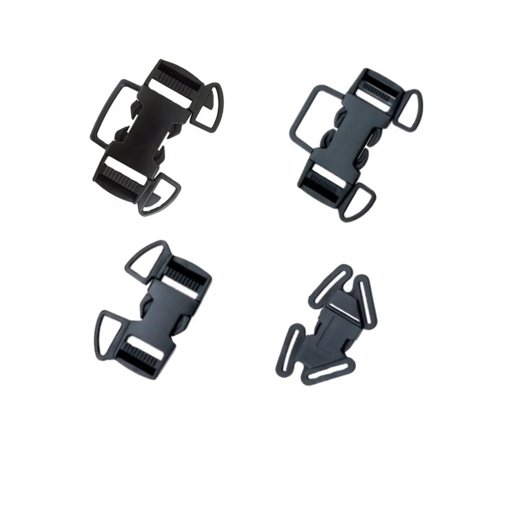 Plastic 3-way baby car seat belt side release stroller buckle